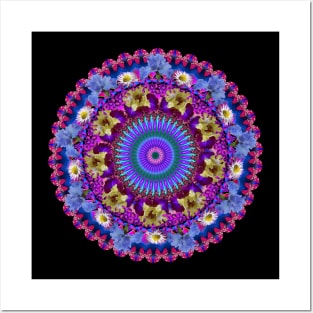 Mandala Magic - Floral Hypnosis Posters and Art